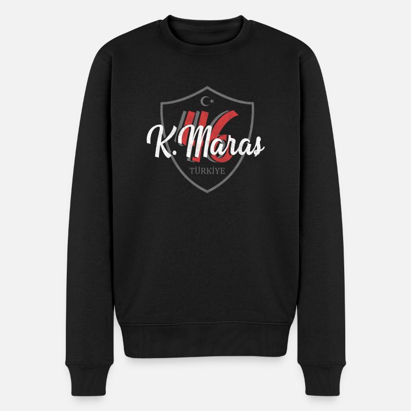 Kahramanmaras - Männer Premium Bio Pullover - Schwarz