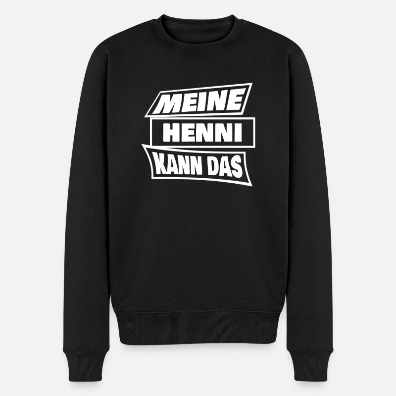 Cadeau pour Henni - Pull Premium bio Homme - noir