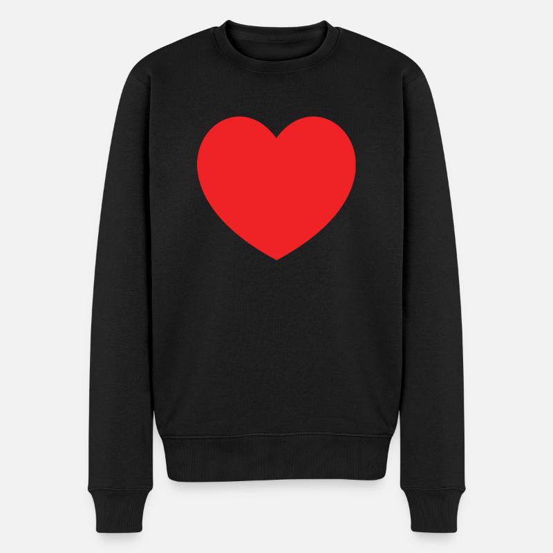 Red Heart - Pull Premium bio Homme - noir