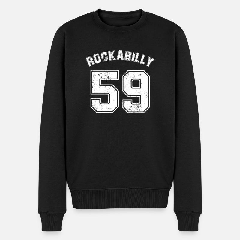 Rockabilly Rumble 59 - Pull Premium bio Homme - noir