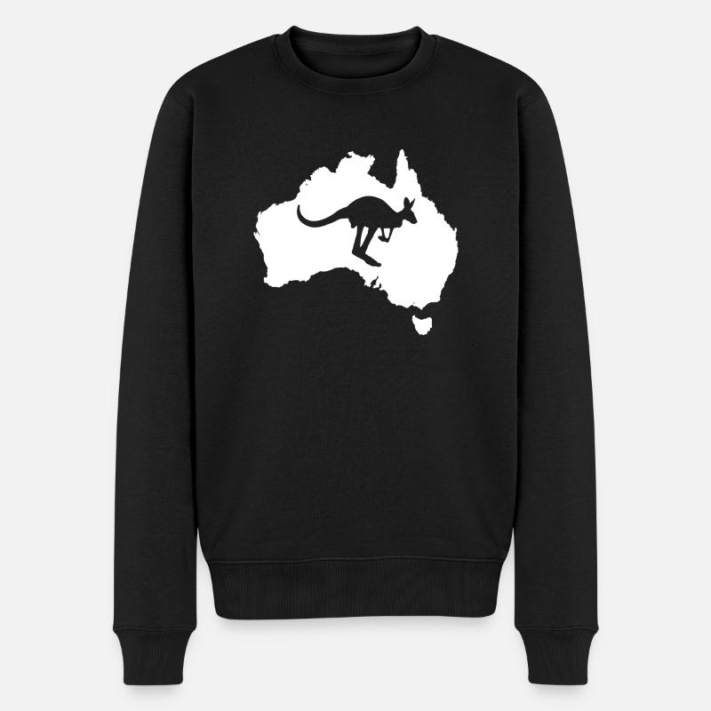 Australie - Pull Premium bio Homme - noir