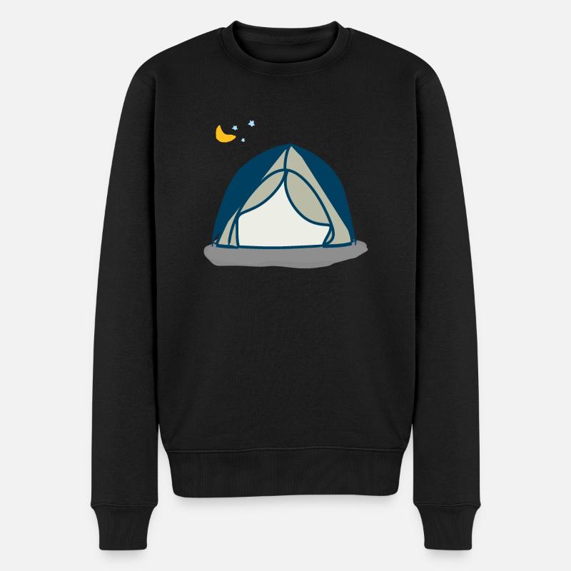 Camping 2 - Männer Premium Bio Pullover - Schwarz