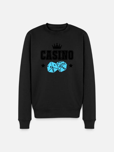casino - Männer Premium Bio Pullover - Schwarz