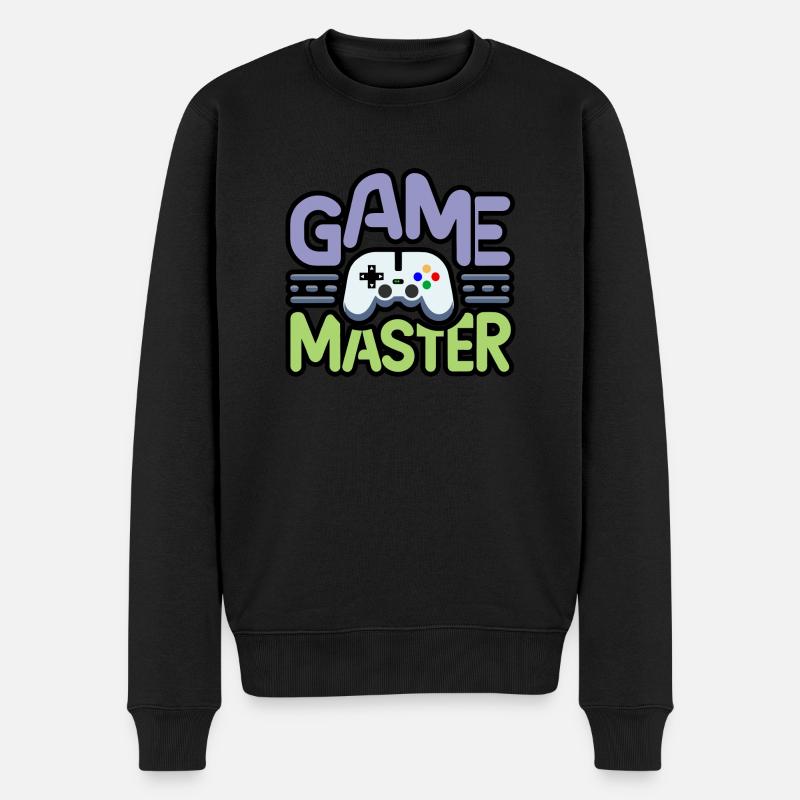 Game master - Pull Premium bio Homme - noir