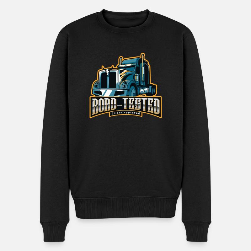 Road Tested - Männer Premium Bio Pullover - Schwarz
