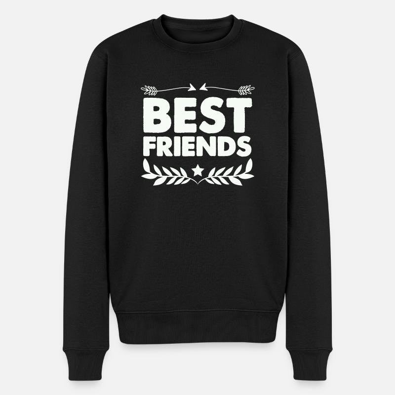 Meilleurs ami - Pull Premium bio Homme - noir