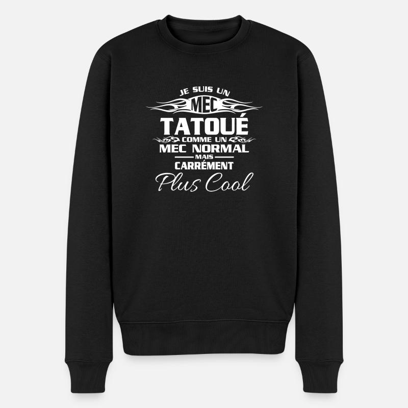 MEC tatou blanc - Pull Premium bio Homme - noir