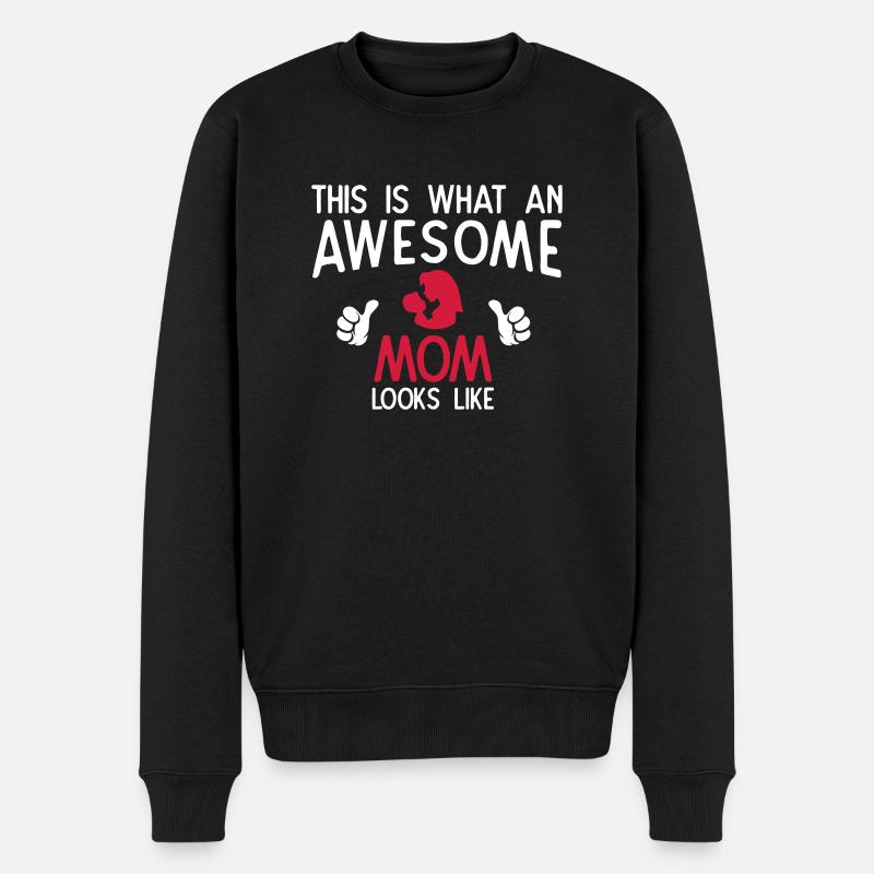 Maman impressionnante - Pull Premium bio Homme - noir