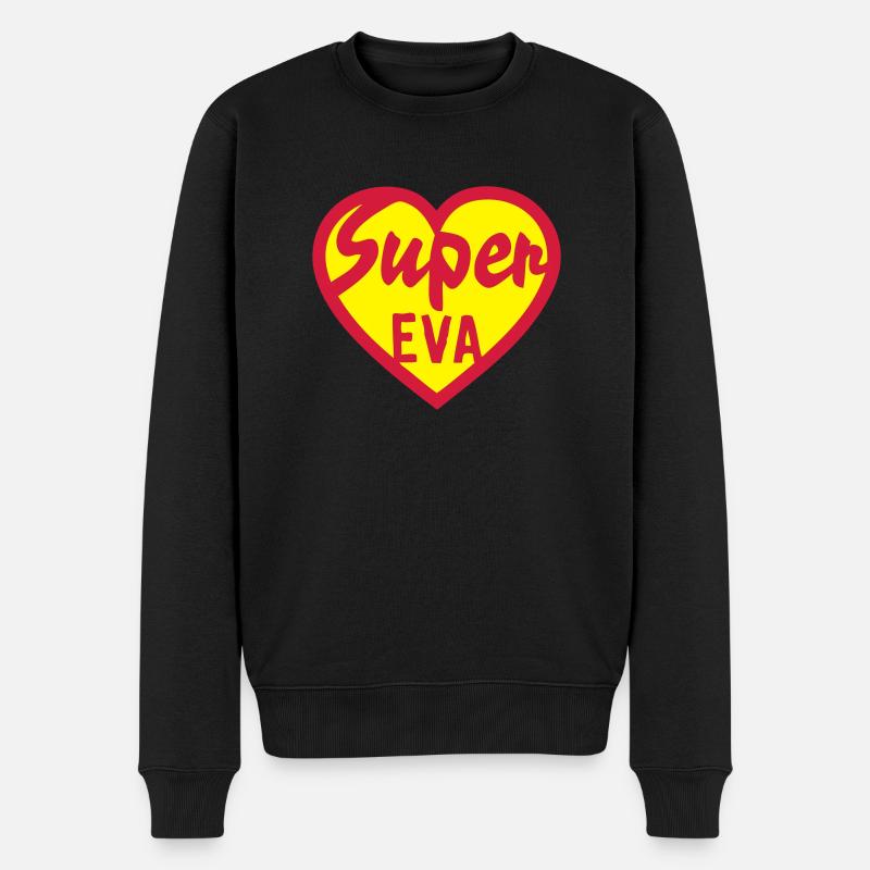 coeur heart super eva - Pull Premium bio Homme - noir