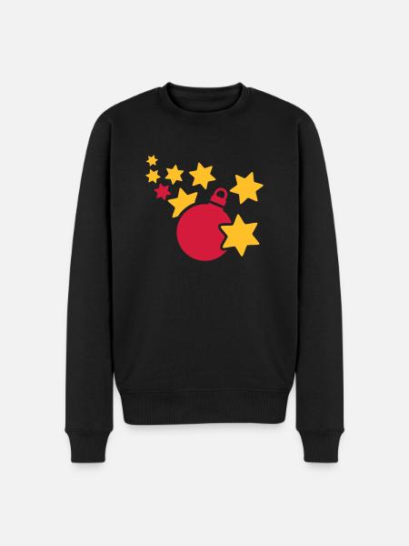 Weihnachten - Männer Premium Bio Pullover - Schwarz