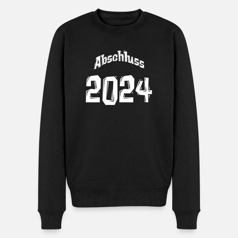 Abschluss 2024 - Männer Premium Bio Pullover - Schwarz