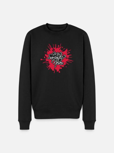 me sarcastic never quote - Men's Premium Organic Jumper - black