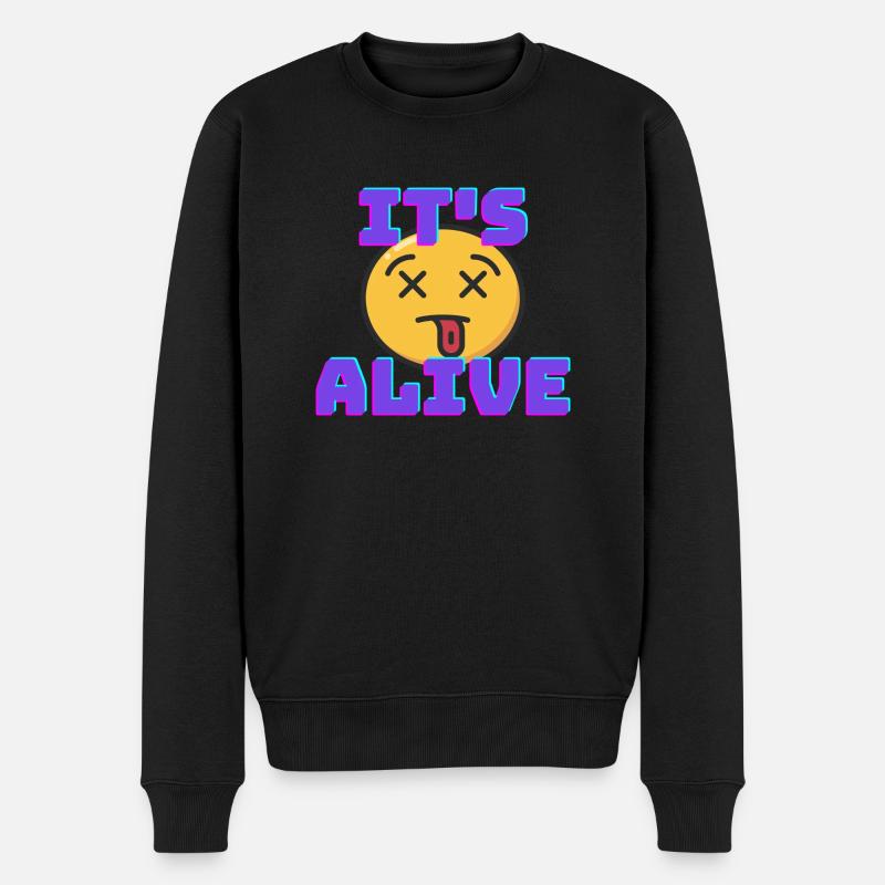 itsalive - Pull Premium bio Homme - noir