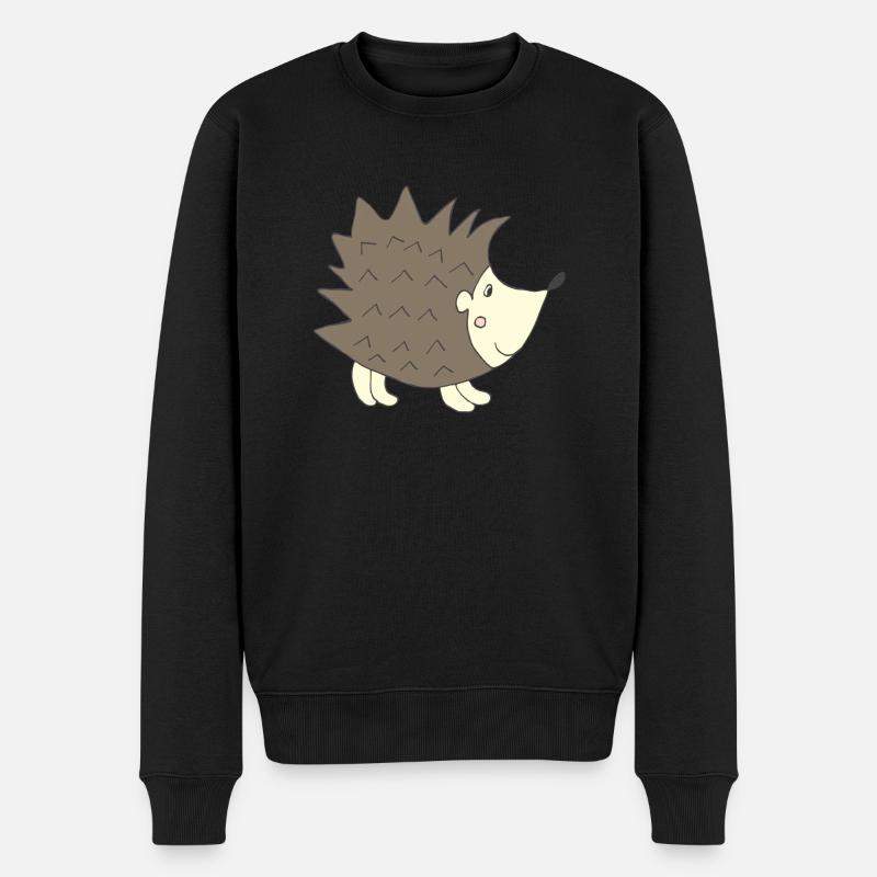 hérisson - Pull Premium bio Homme - noir