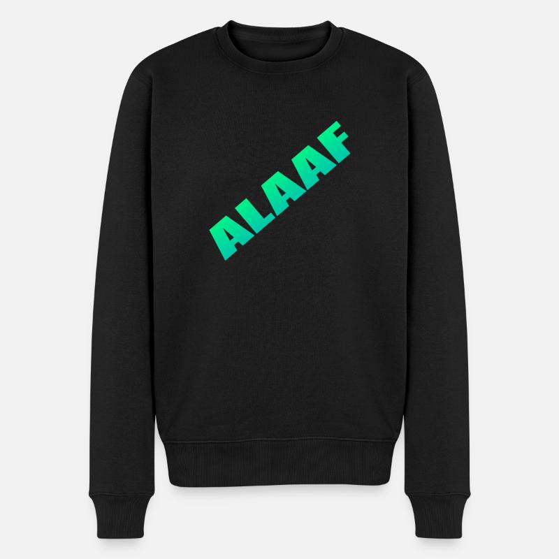 Alaaf - Männer Premium Bio Pullover - Schwarz
