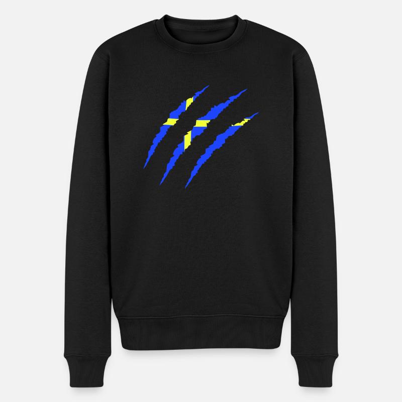 krallen sweden - Männer Premium Bio Pullover - Schwarz