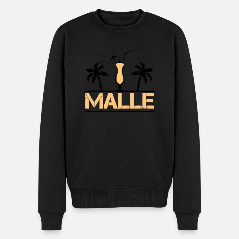 malle - Pull Premium bio Homme - noir