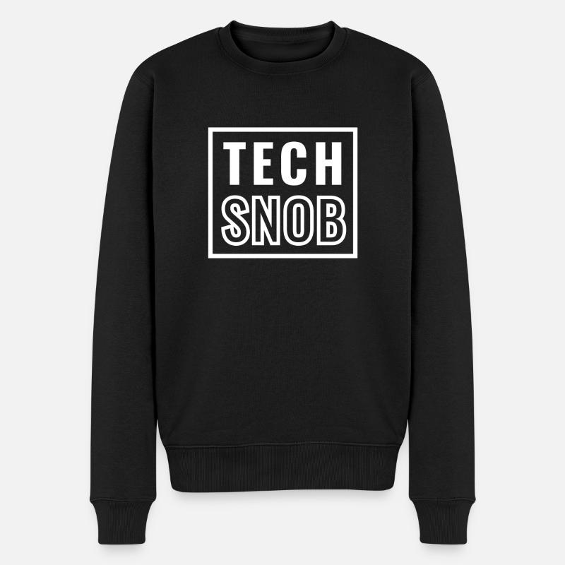 Tech Snob - Technologie - Informatique - Pull Premium bio Homme - noir