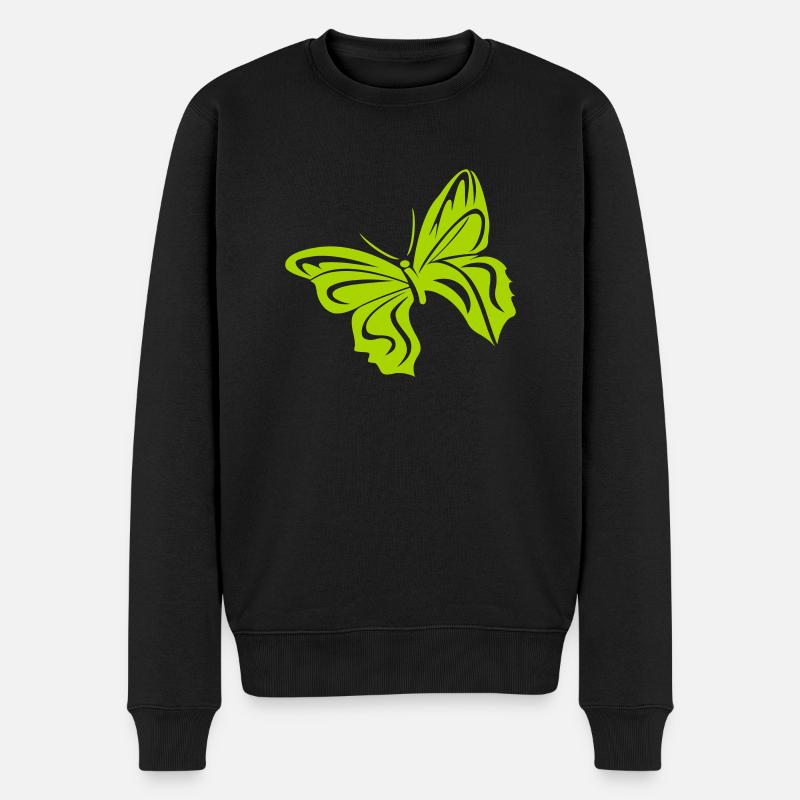 papillon - Pull Premium bio Homme - noir