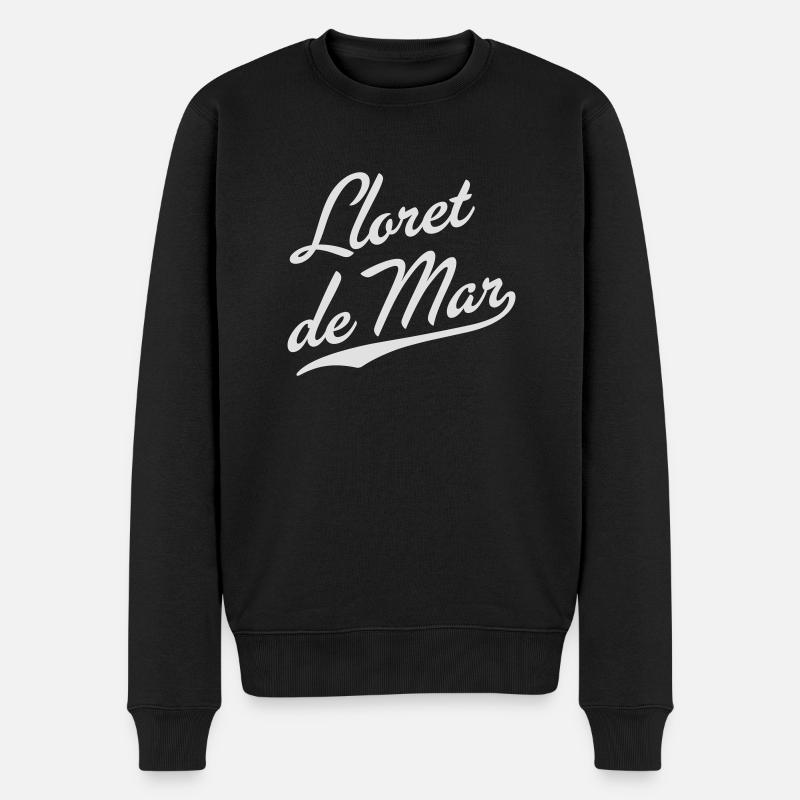 Lloret de Mar - Männer Premium Bio Pullover - Schwarz