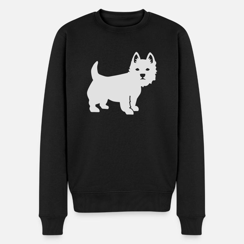 Westie - Pull Premium bio Homme - noir