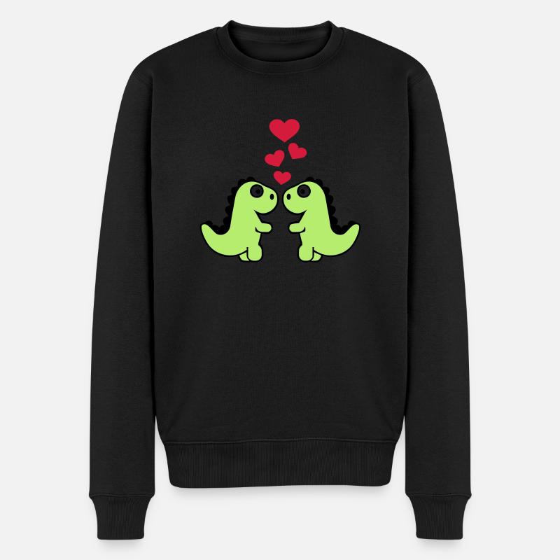 Dinosaure - Pull Premium bio Homme - noir