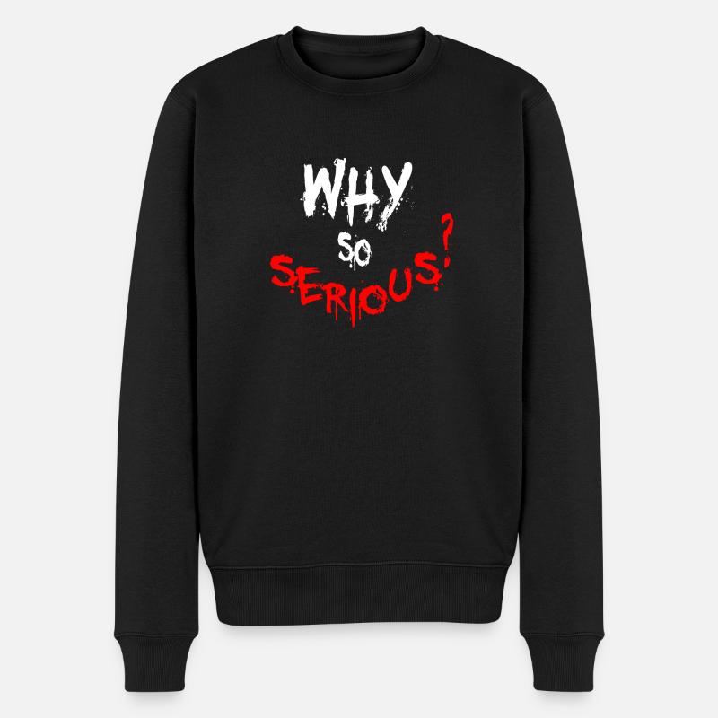 Pourquoi si sérieux - Pull Premium bio Homme - noir