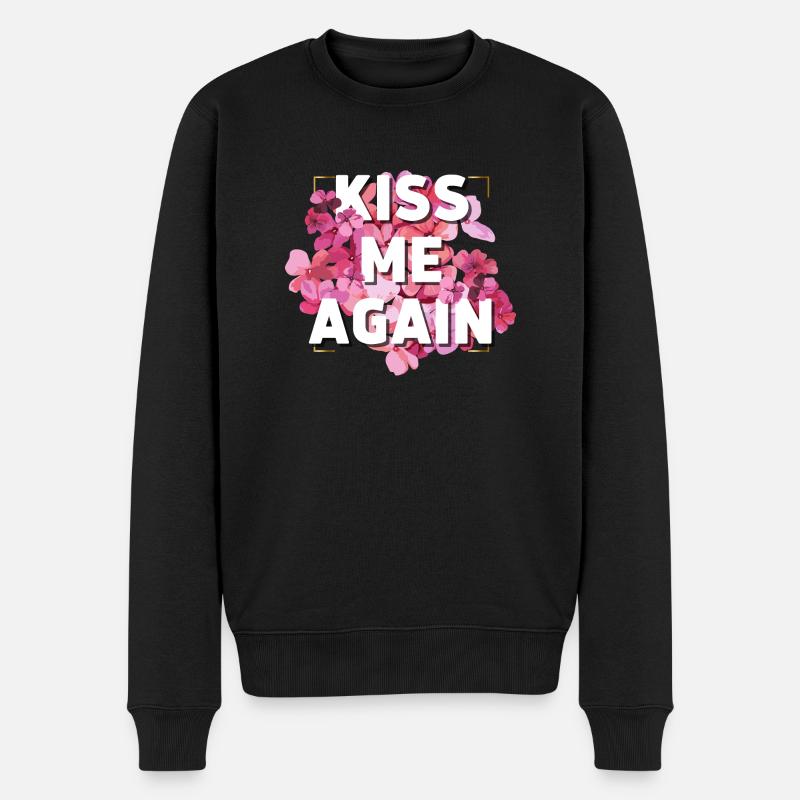 Embrasse-moi à nouveau - Pull Premium bio Homme - noir