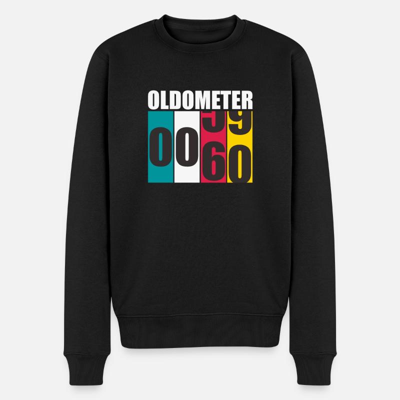 Anniversaire Oldomètre 60 ans - Pull Premium bio Homme - noir