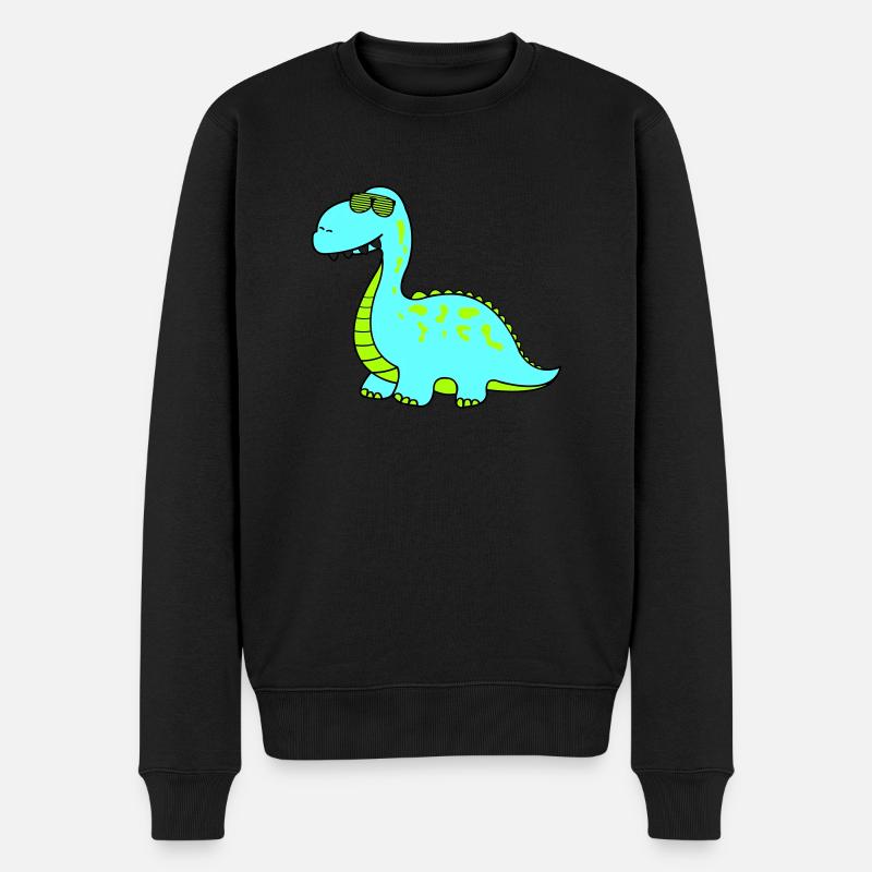 Dino Cool - Pull Premium bio Homme - noir