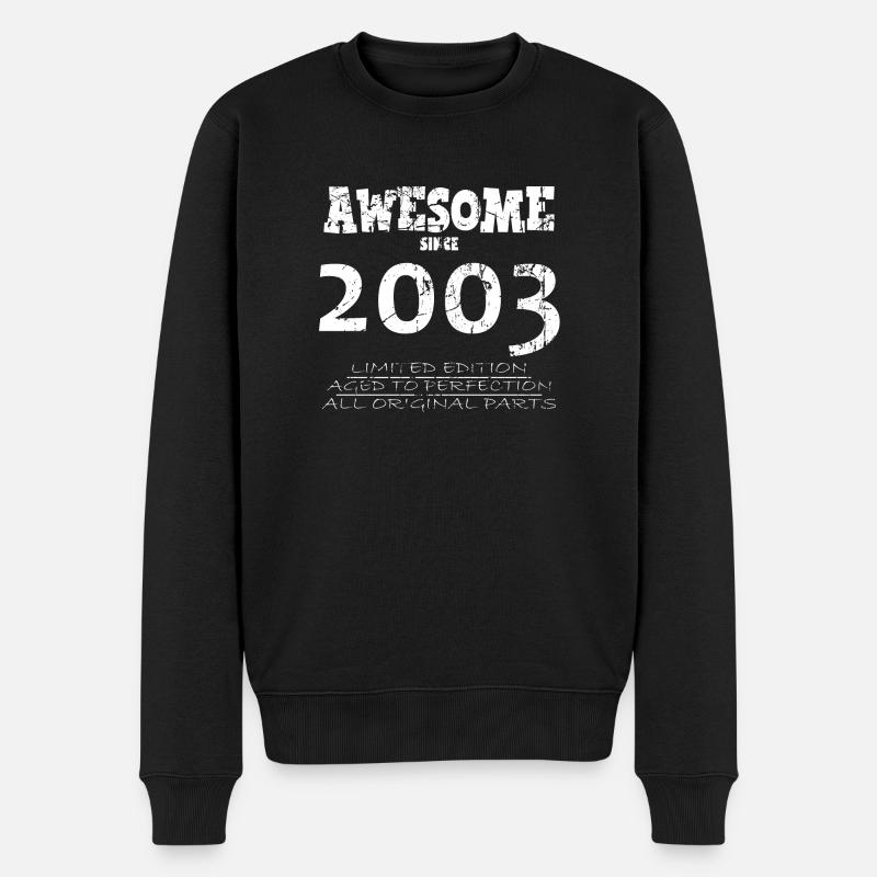 2003 - 21e anniversaire légendaire - Pull Premium bio Homme - noir