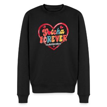 Gotcha Forever Adoption Family - Men's Premium Organic Jumper - black - Front - Nico (187cm)