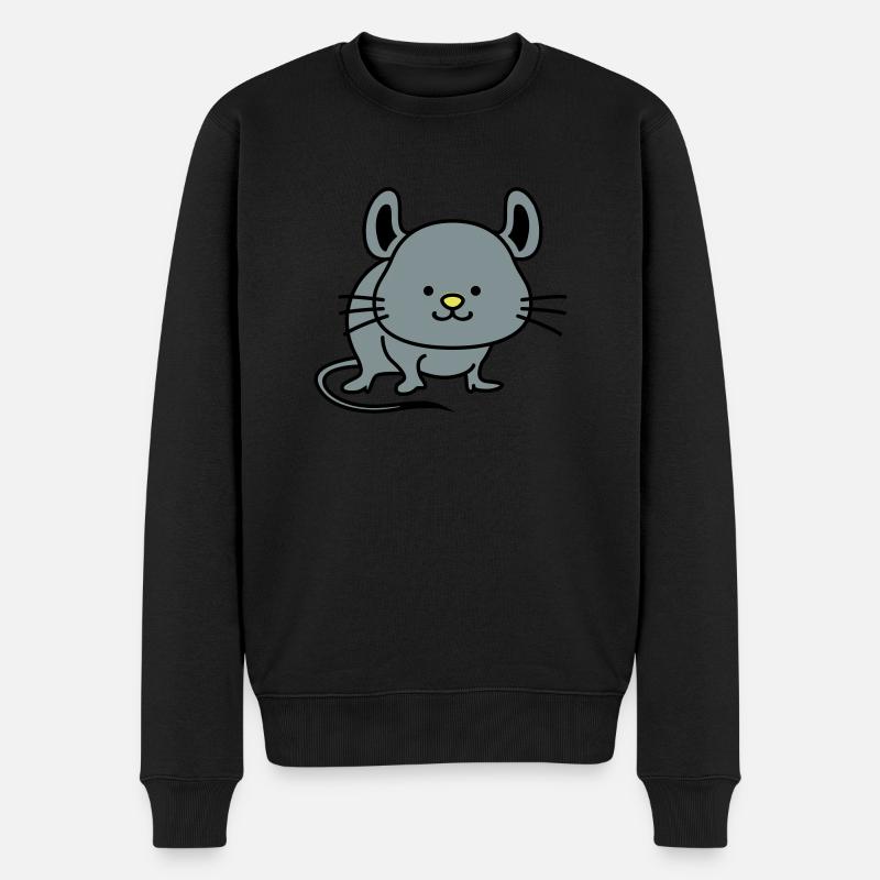 Souris Mignon - Pull Premium bio Homme - noir