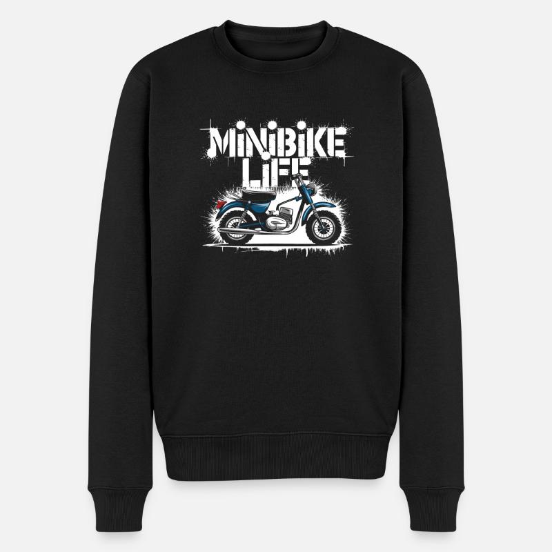Passion pour les -motos - Pull Premium bio Homme - noir