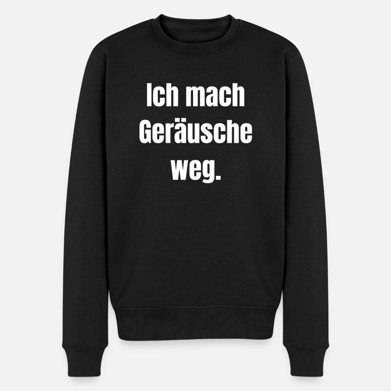 Je fais du bruit. - Pull Premium bio Homme - noir