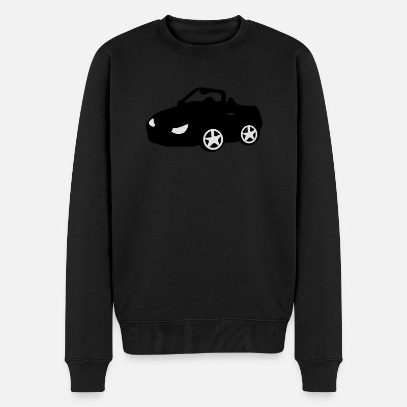 Spotwagen - Männer Premium Bio Pullover - Schwarz