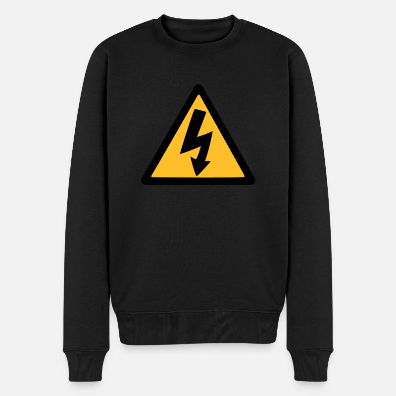 Elektriker - Männer Premium Bio Pullover - Schwarz