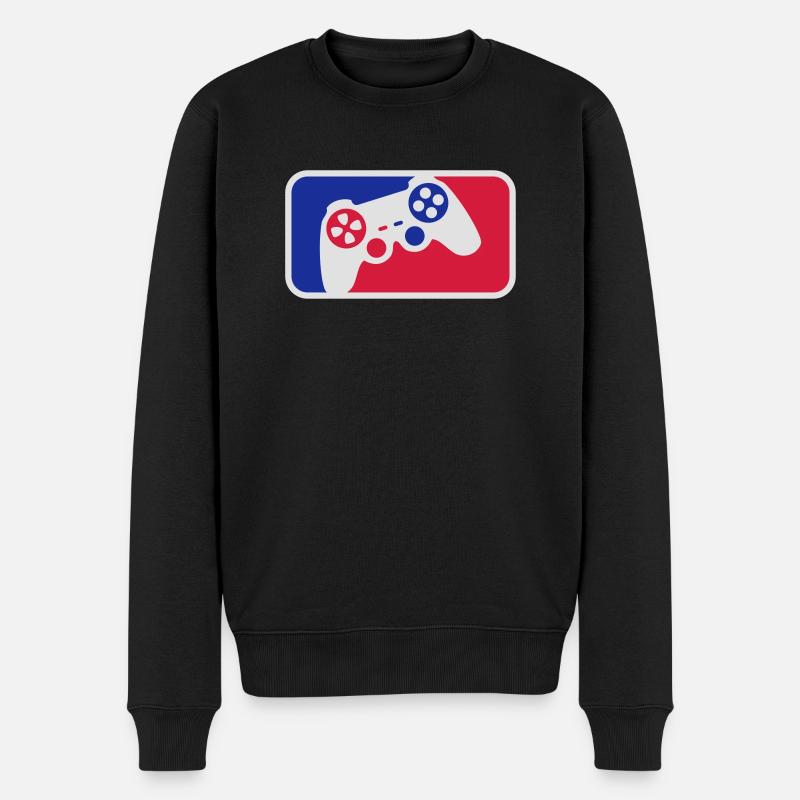 Controller Sport - Männer Premium Bio Pullover - Schwarz