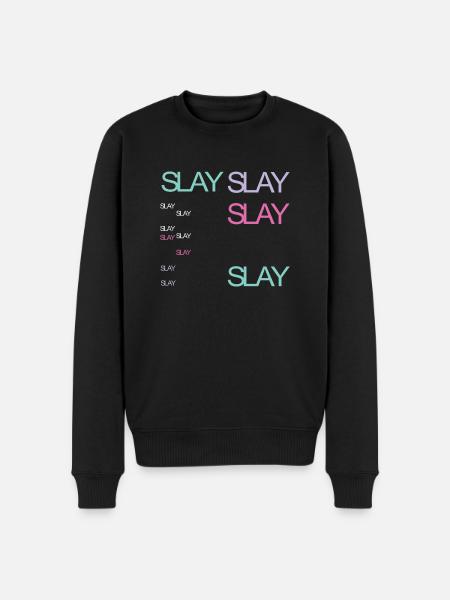 Slay - Men's Premium Organic Jumper - black