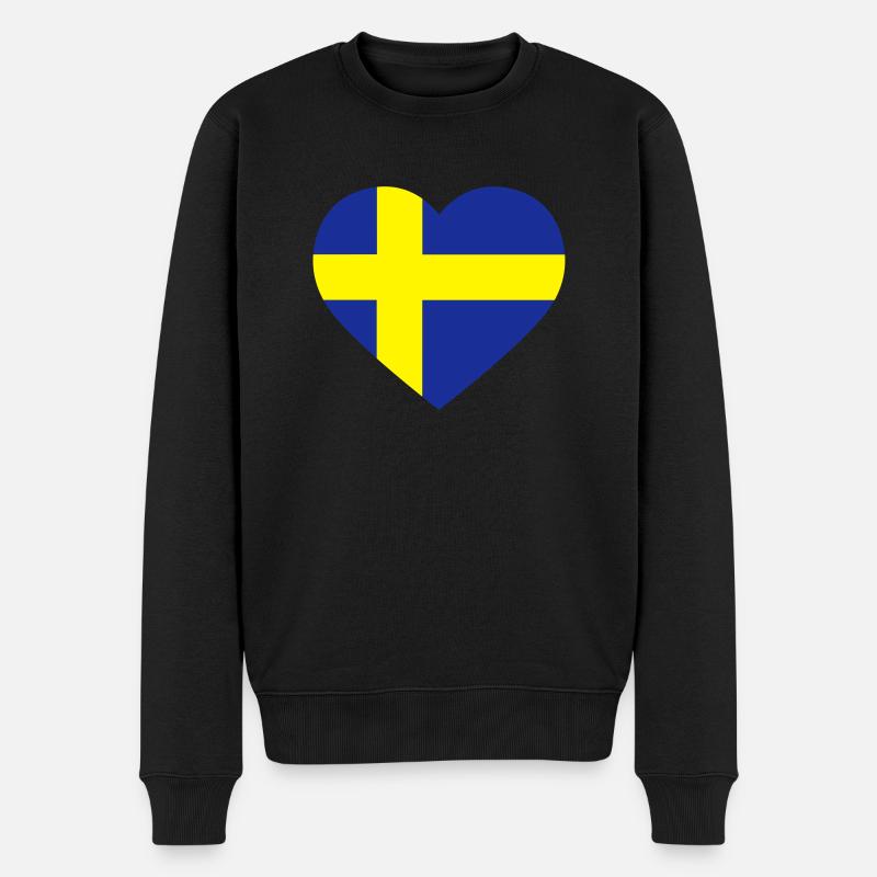 Coeur de la Suède - Pull Premium bio Homme - noir