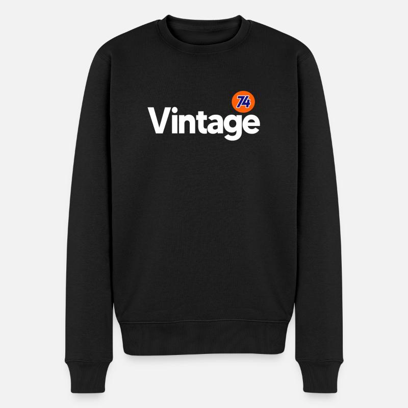 Millésime 1974 - Pull Premium bio Homme - noir