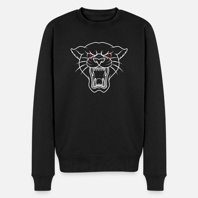 Panter Tattoo - Pull Premium bio Homme - noir