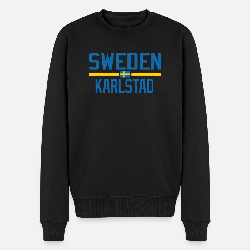 Suède Karlstad - Pull Premium bio Homme - noir