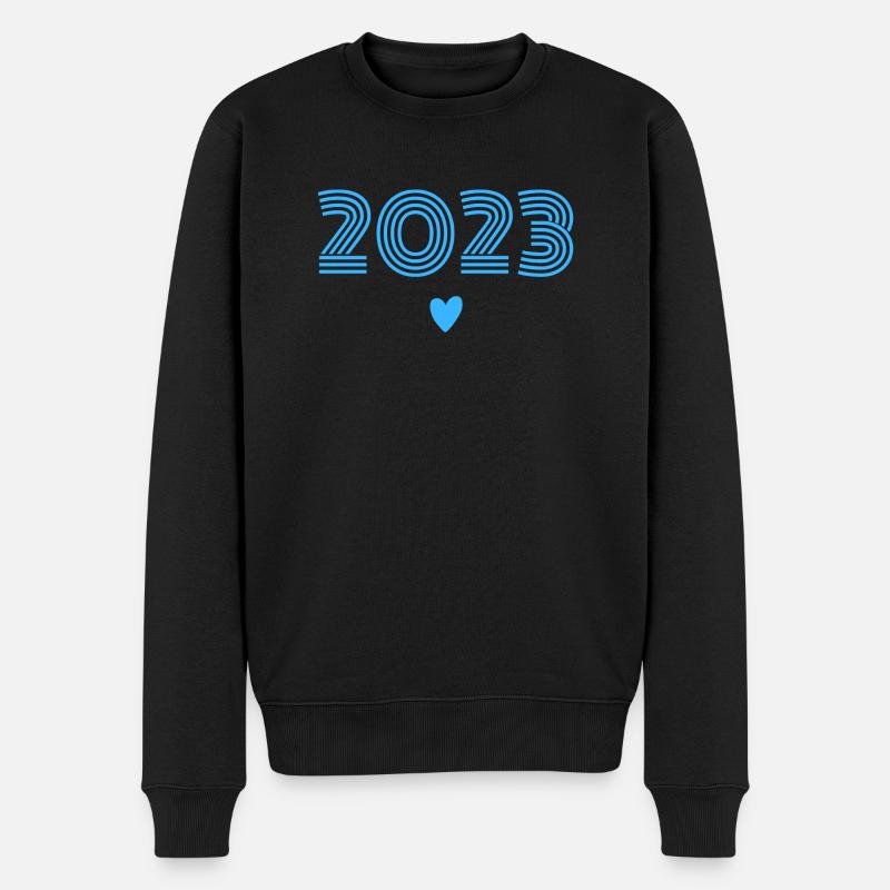 Baby 2023 Junge - Männer Premium Bio Pullover - Schwarz