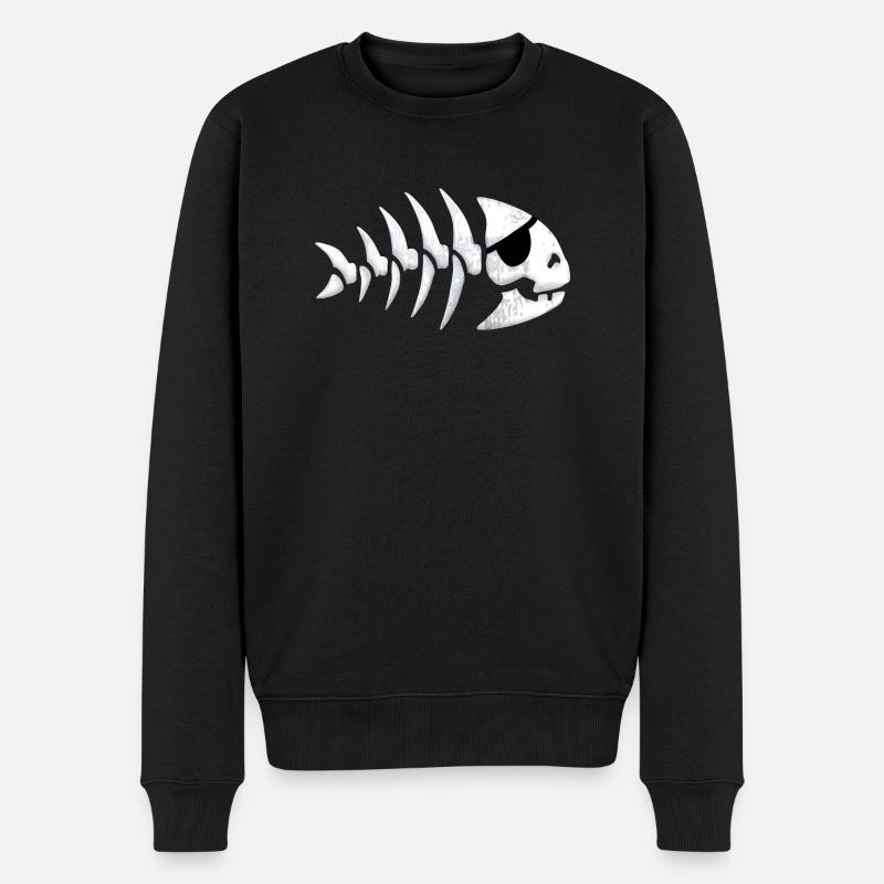 Poisson pirate - Pull Premium bio Homme - noir