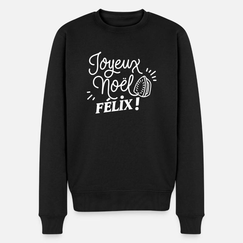 Joyeux noël Félix - Pull Premium bio Homme - noir