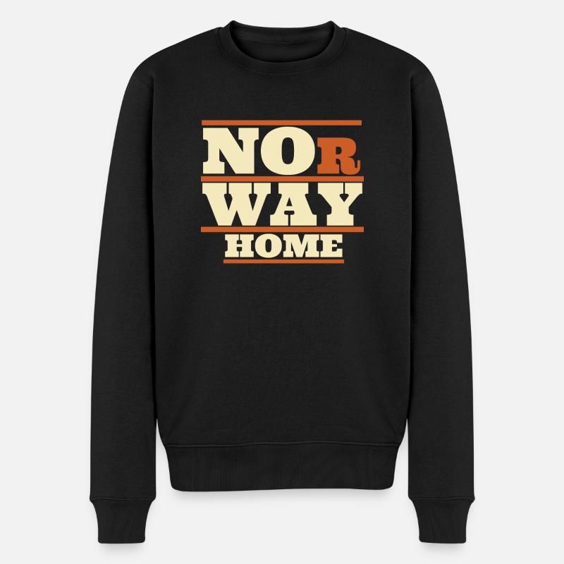 NoR Way Home - Pull Premium bio Homme - noir