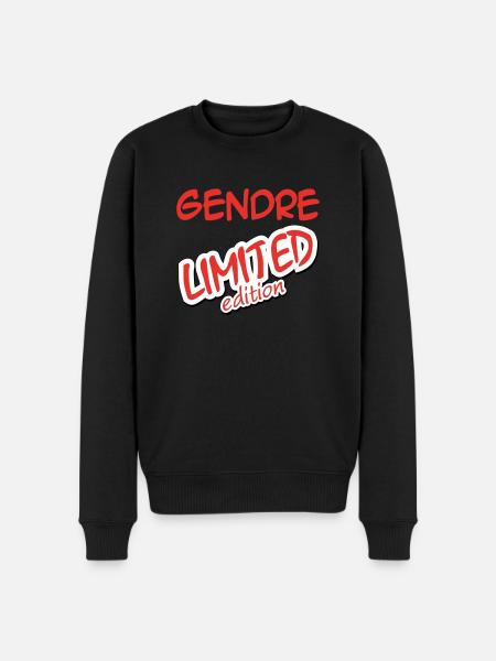 GENDRE LIMITED EDITION - Men's Premium Organic Jumper - black