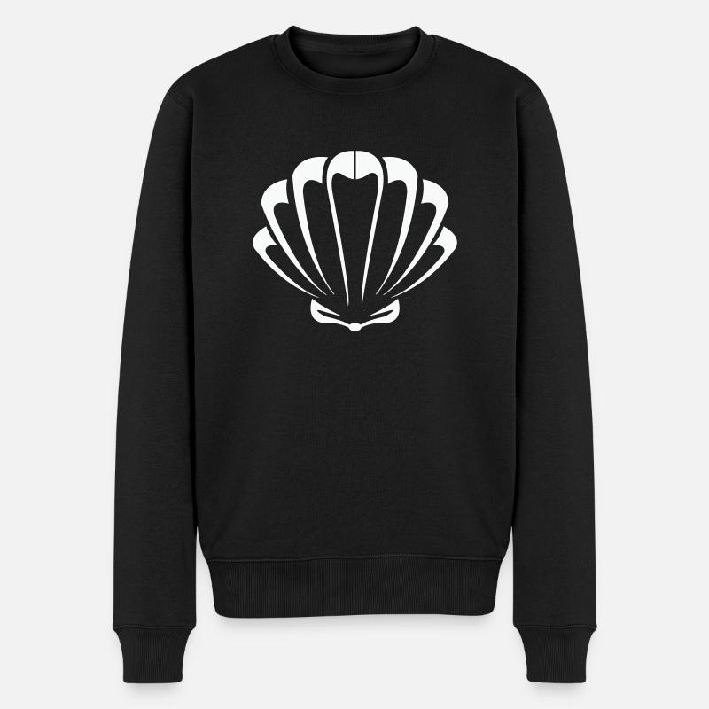 shell - Men's Premium Organic Jumper - black
