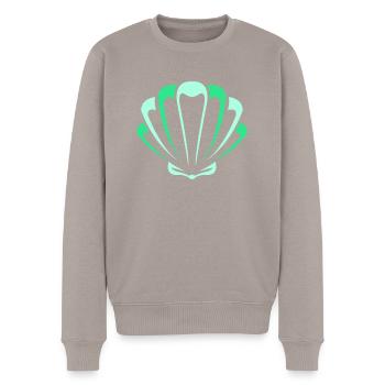 coquille - Pull Premium bio Homme - taupe - Devant - Nico (187cm)
